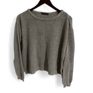 Brandy melville grey knitted sweater